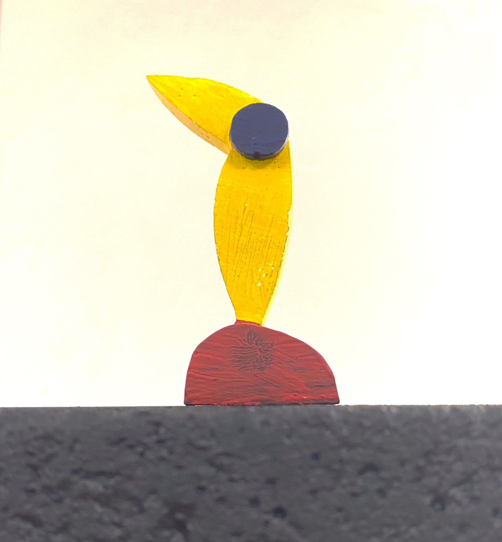 Abstrakte farbige Figur